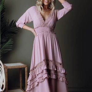 Baltic Born Pippa Maxi Dress- Size M Vintage Rose